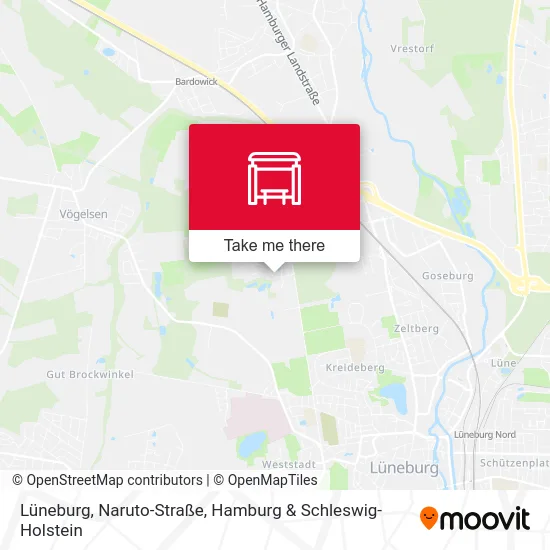 Карта Lüneburg, Naruto-Straße