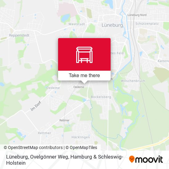 Lüneburg, Ovelgönner Weg map