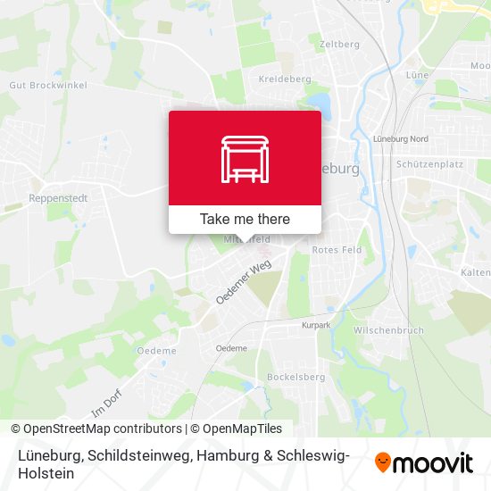 Lüneburg, Schildsteinweg map
