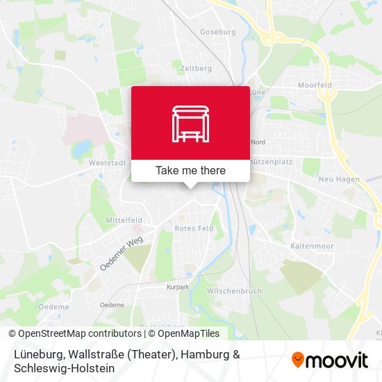 Lüneburg, Wallstraße (Theater) map