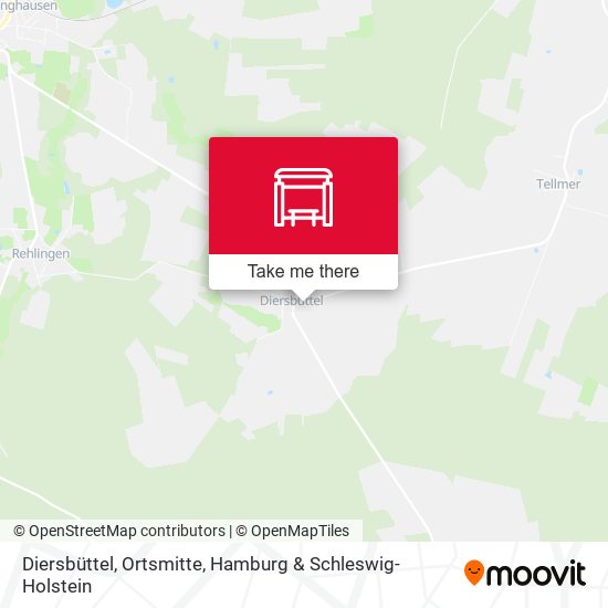 Diersbüttel, Ortsmitte map