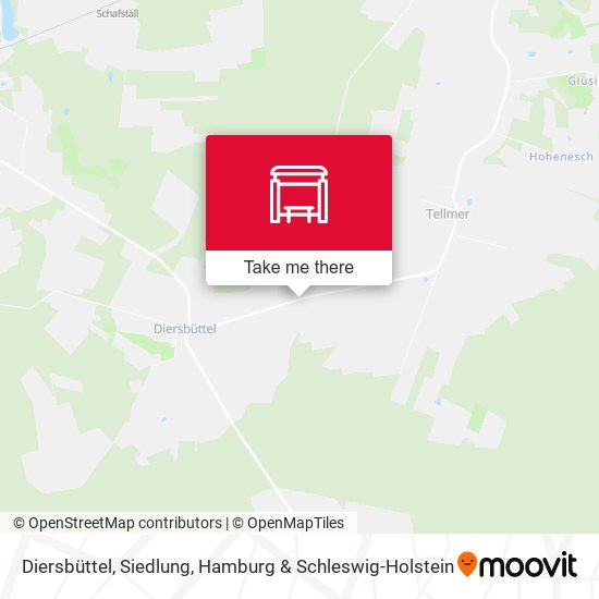 Diersbüttel, Siedlung map