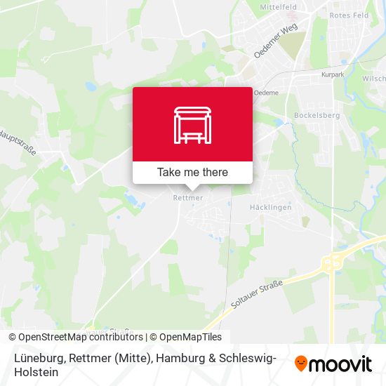 Lüneburg, Rettmer (Mitte) map