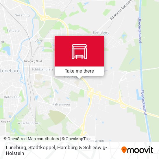 Lüneburg, Stadtkoppel map