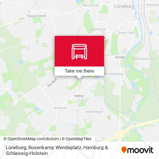 Lüneburg, Rosenkamp Wendeplatz map
