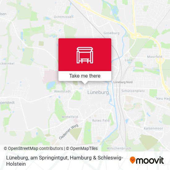 Lüneburg, am Springintgut map