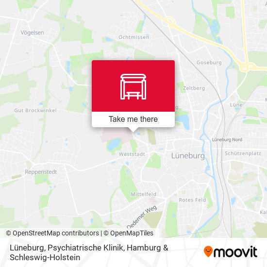 Lüneburg, Psychiatrische Klinik map