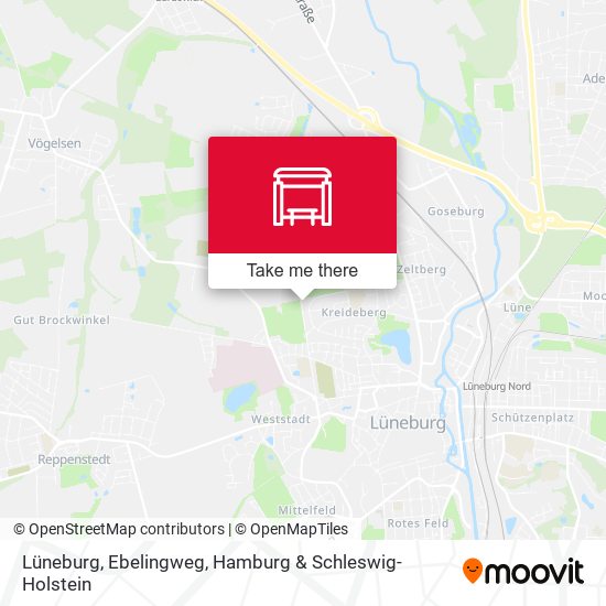 Lüneburg, Ebelingweg map