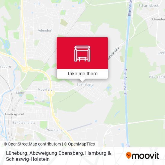 Lüneburg, Abzweigung Ebensberg map