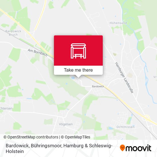Bardowick, Bühringsmoor map
