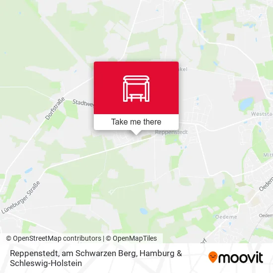 Карта Reppenstedt, am Schwarzen Berg