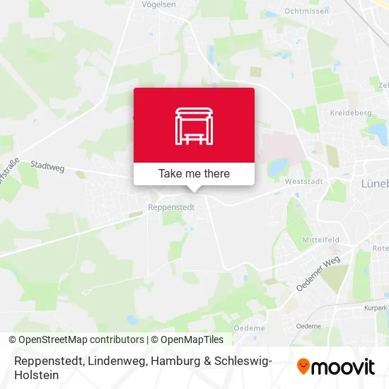 Карта Reppenstedt, Lindenweg