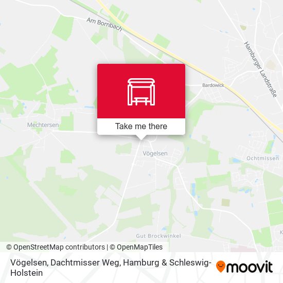Vögelsen, Dachtmisser Weg map