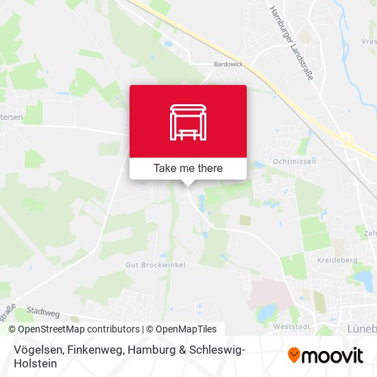 Vögelsen, Finkenweg map