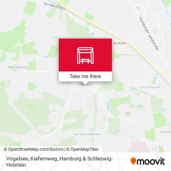 Vögelsen, Kiefernweg map