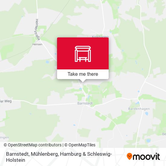 Barnstedt, Mühlenberg map