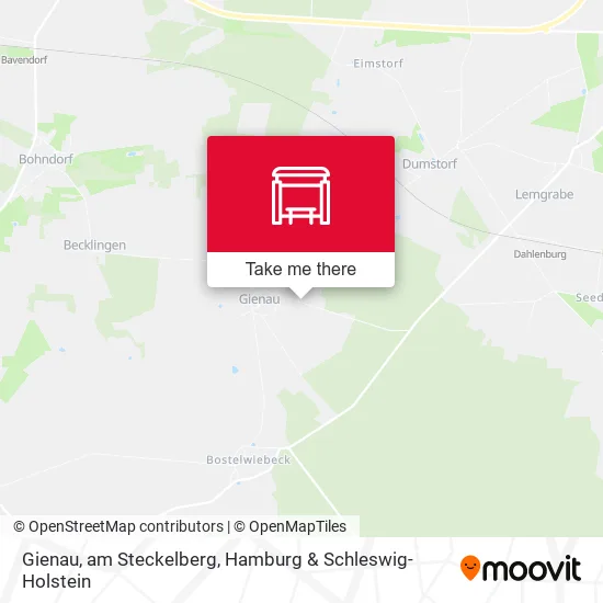 Карта Gienau, am Steckelberg