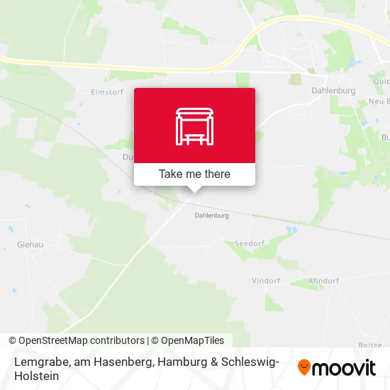 Карта Lemgrabe, am Hasenberg