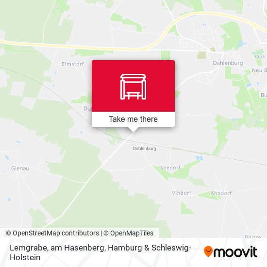 Lemgrabe, am Hasenberg map