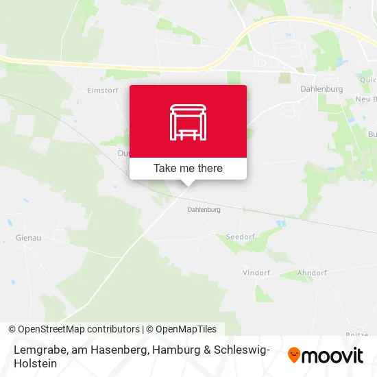 Карта Lemgrabe, am Hasenberg