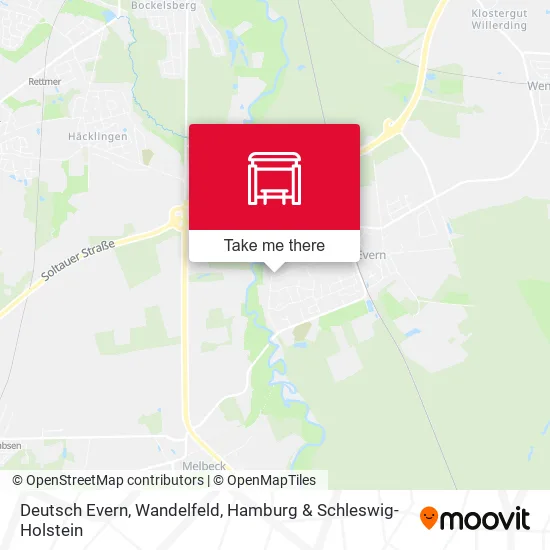 Карта Deutsch Evern, Wandelfeld
