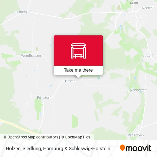 Карта Holzen, Siedlung
