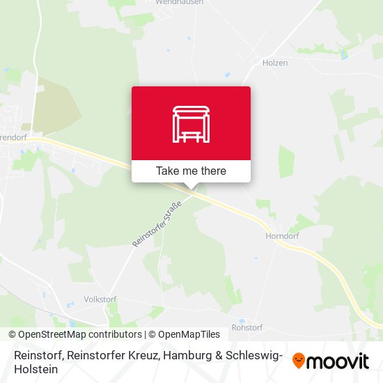 Reinstorf, Reinstorfer Kreuz map