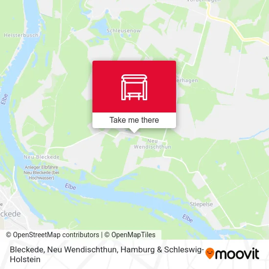 Карта Bleckede, Neu Wendischthun