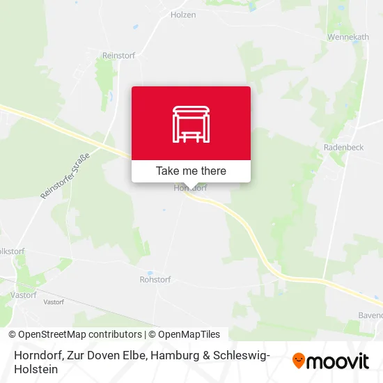 Карта Horndorf, Zur Doven Elbe