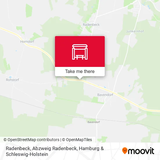 Карта Radenbeck, Abzweig Radenbeck