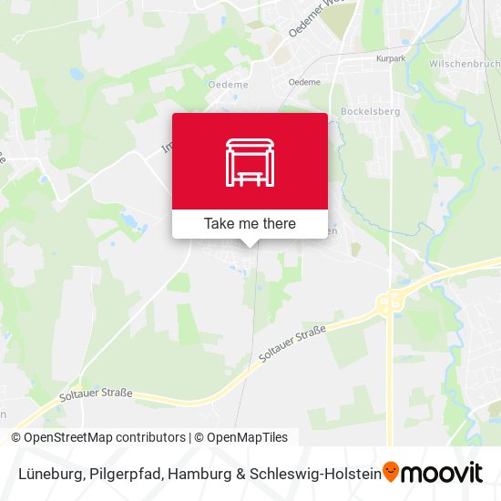 Lüneburg, Pilgerpfad map