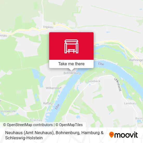 Карта Neuhaus (Amt Neuhaus), Bohnenburg