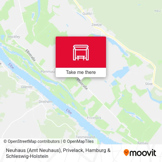 Карта Neuhaus (Amt Neuhaus), Privelack