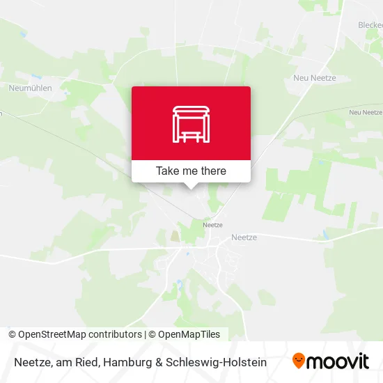 Карта Neetze, am Ried