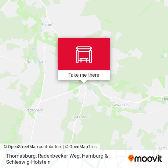 Карта Thomasburg, Radenbecker Weg