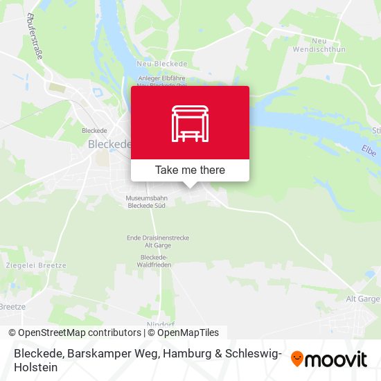 Bleckede, Barskamper Weg map