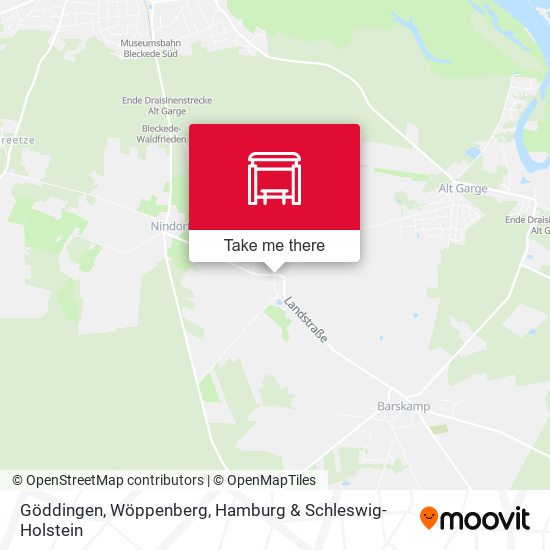 Göddingen, Wöppenberg map