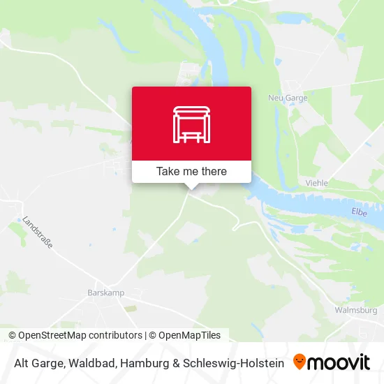 Карта Alt Garge, Waldbad