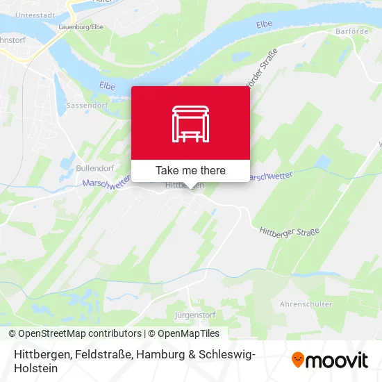 Карта Hittbergen, Feldstraße