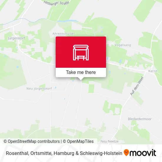 Карта Rosenthal, Ortsmitte