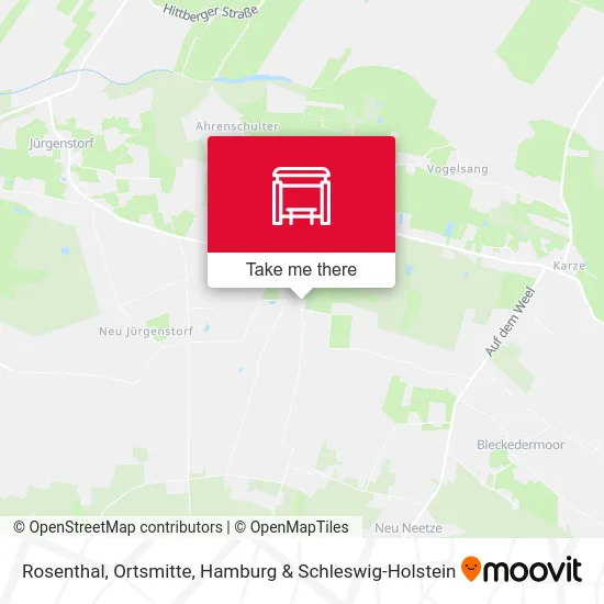 Карта Rosenthal, Ortsmitte