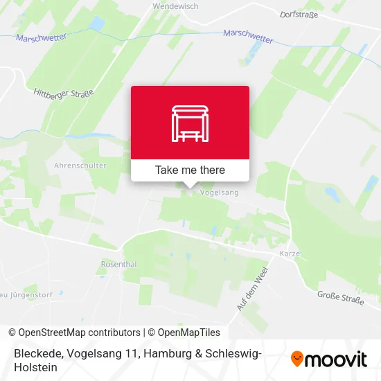 Карта Bleckede, Vogelsang 11