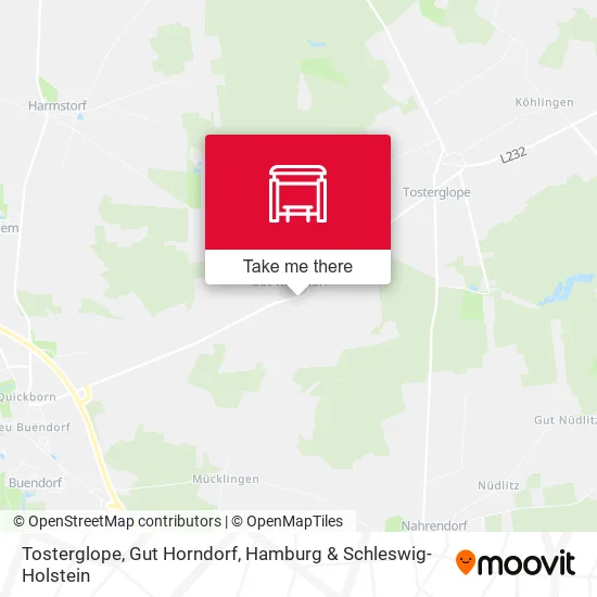 Карта Tosterglope, Gut Horndorf