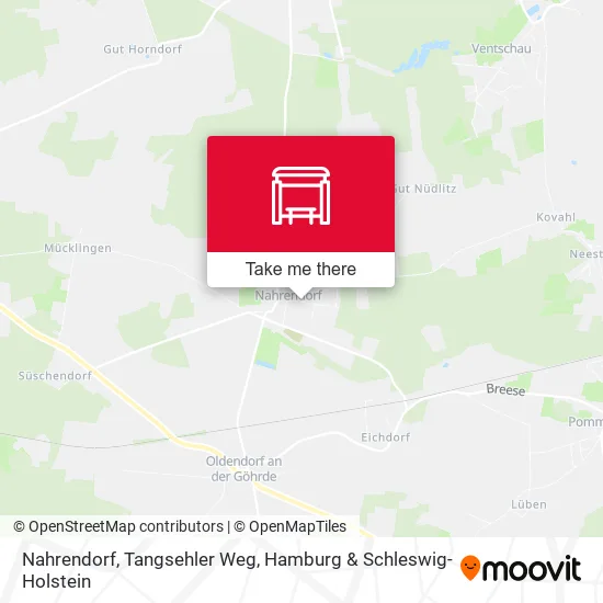 Карта Nahrendorf, Tangsehler Weg