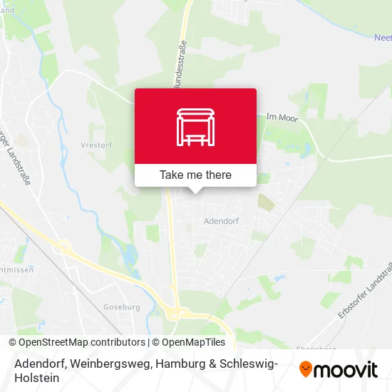 Карта Adendorf, Weinbergsweg