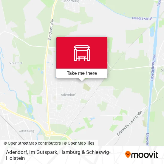 Карта Adendorf, Im Gutspark