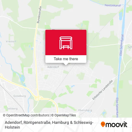 Карта Adendorf, Röntgenstraße