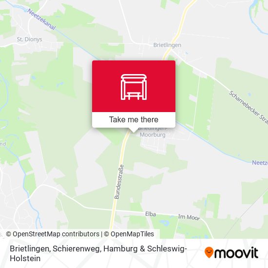 Brietlingen, Schierenweg map