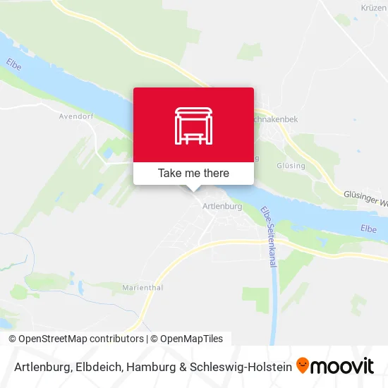 Карта Artlenburg, Elbdeich