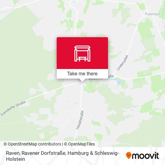 Raven, Ravener Dorfstraße map